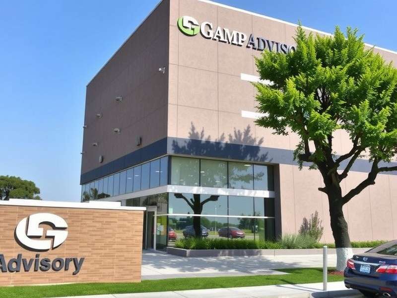 Business graph showing growth